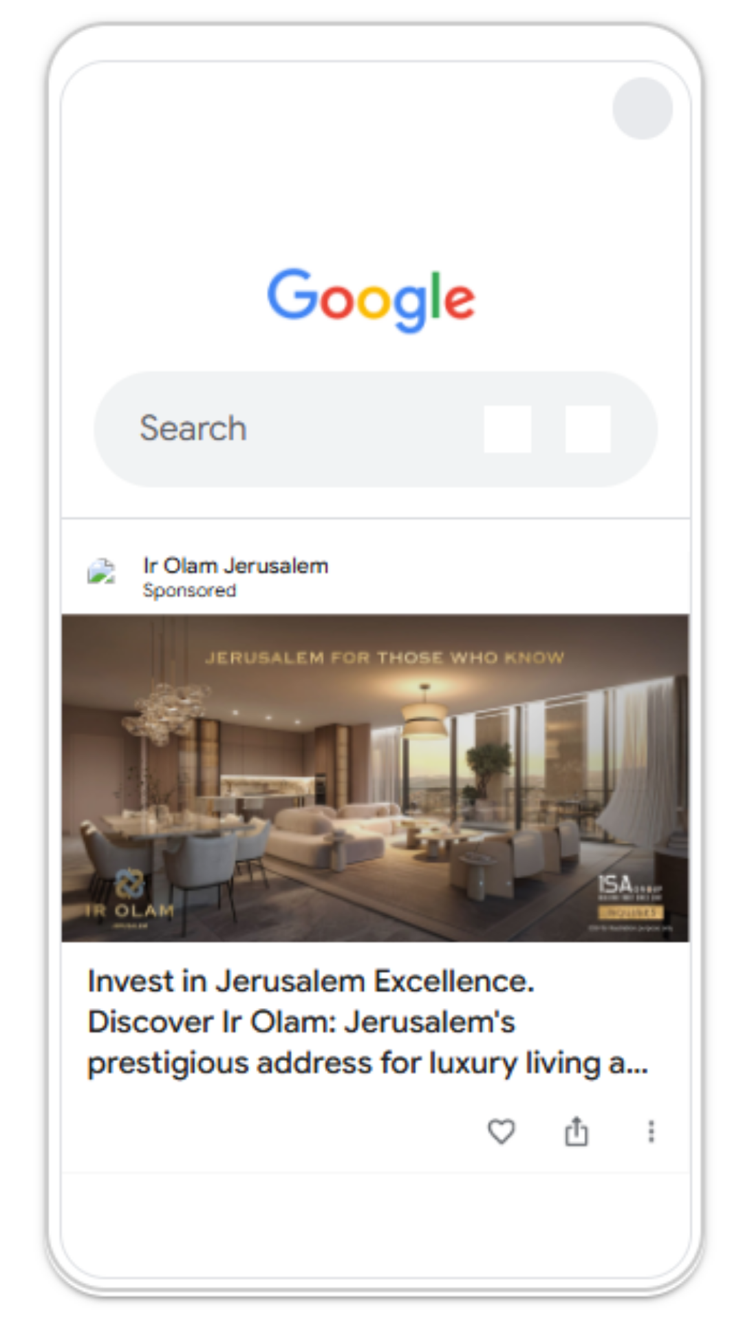 מודעה ב-Discovery 3