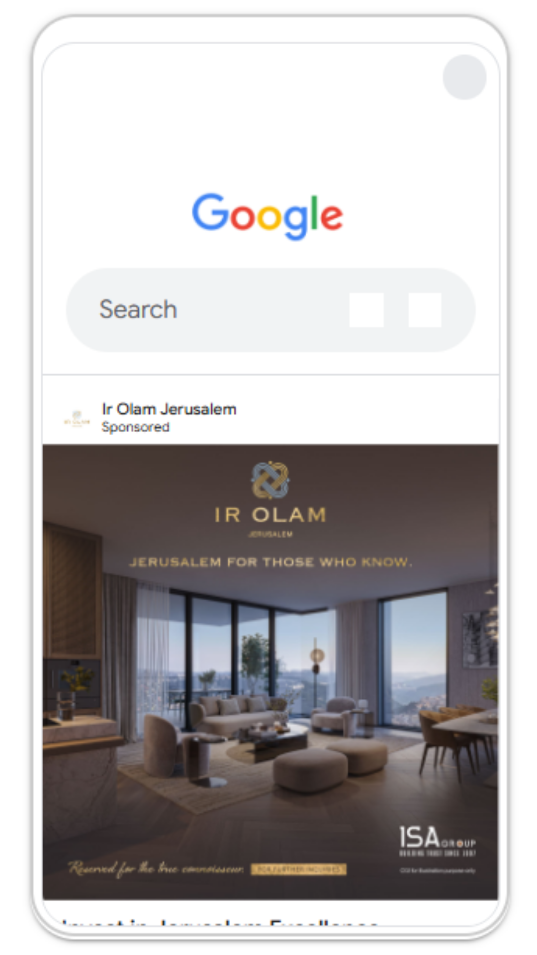 מודעה ב-Discovery 4
