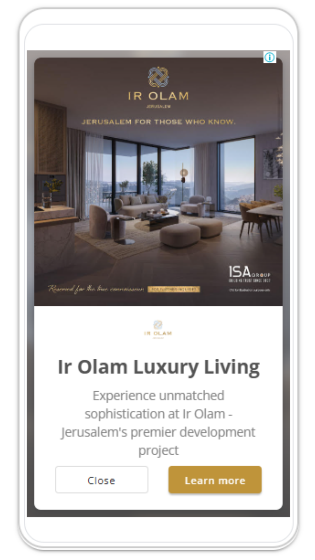 מודעה ברשת המדיה 2