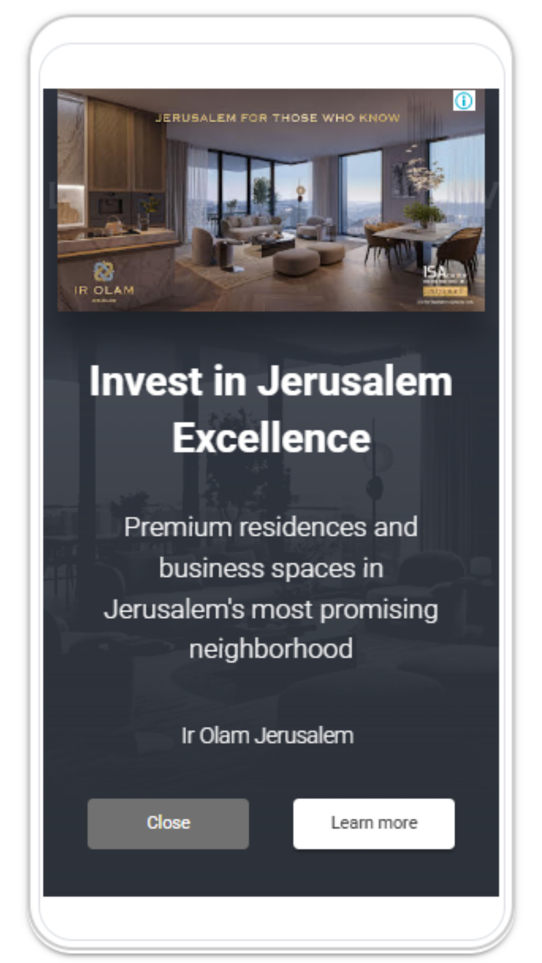 מודעה ברשת המדיה 5